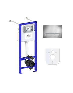 Инсталляция RelFix 77020014 для унитаза с клавишей смыва цвет Хром глянцевый Lavinia boho