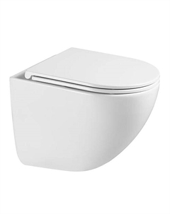 Унитаз SL-5025Z подвесной цвет Белый с сиденьем Микролифт Santiline