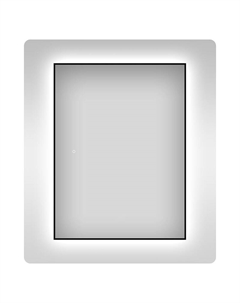 Зеркало 7 Rays' Spectrum 70 172201000-172201010 с подсветкой цвет Черный матовый с сенсорным выключателем Wellsee