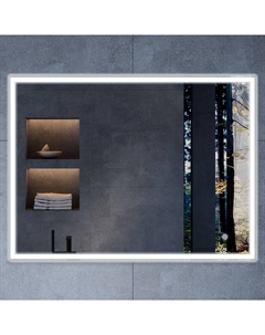 Зеркало 90 VLM-3VN9008 с подсветкой с сенсорным выключателем и диммером Vincea