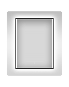 Зеркало 7 Rays' Spectrum 60 172201280-172201290 с подсветкой цвет Черный матовый с сенсорным выключателем Wellsee