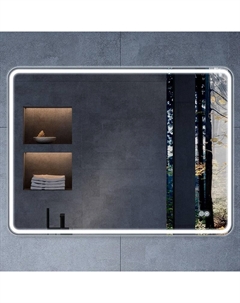 Зеркало 90 VLM-3VC9008-2 с подсветкой с сенсорным выключателем с подогревом и диммером Vincea