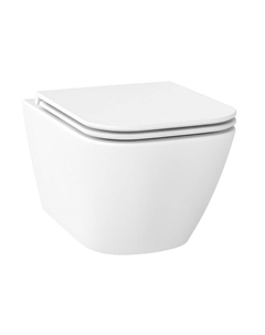 Унитаз Pure BY 182603001 подвесной цвет Белый матовый с сиденьем Микролифт Wellsee