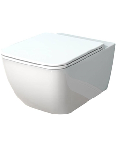 Унитаз Vigente SMF811-WH подвесной цвет Белый с сиденьем Микролифт Smartflow