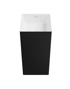 Раковина Pure BY 40 230713000 цвет Черный матовый Белый Глянцевый Wellsee