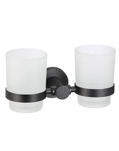 Стакан для зубных щеток S-005668H двойной цвет Черный Savol