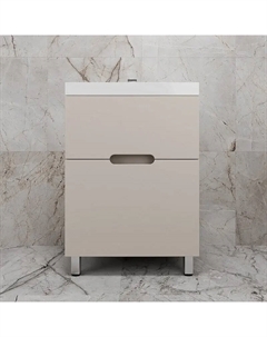 Тумба под раковину Матис 60 ЛС-00002431 цвет Крем Style line