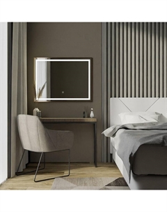 Зеркало FX-2100G 80 с подсветкой цвет Золото-сатин с сенсорным выключателем и диммером Fixsen