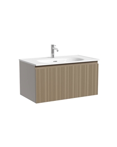 Тумба под раковину Code 80 CD80GB подвесная цвет Серо-бежевый Sancos
