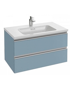 Тумба под раковину Vox 80 EB2028-RA-M43 подвесная цвет Аквамарин матовый Jacob delafon