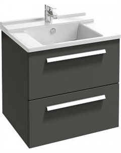 Тумба под раковину Struktura 57 EB1276-N14 подвесная цвет Серый антрацит Jacob delafon