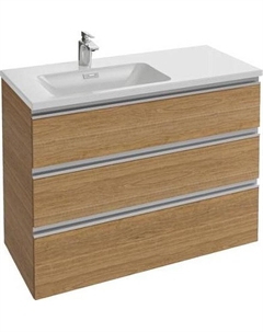 Тумба под раковину Vox 100 L EB2045-RA-E16 цвет Ореховое дерево Jacob delafon