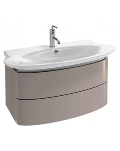 Тумба под раковину Presquile 80 EB1104-N21 подвесная цвет Серый титан лак Jacob delafon