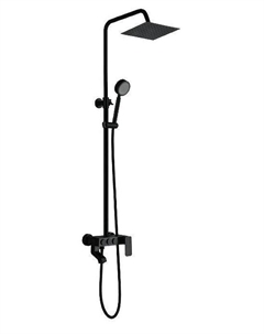 Душевая система E2405-8 цвет Черный Ekko