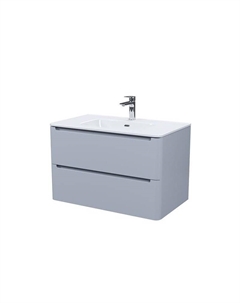 Тумба под раковину Edifice 100 EDI80L0i95 подвесная цвет Светло-серый Iddis