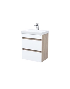 Тумба под раковину Zodiac 50 ZOD5AB0i95 подвесная цвет Белый, Дерево Iddis
