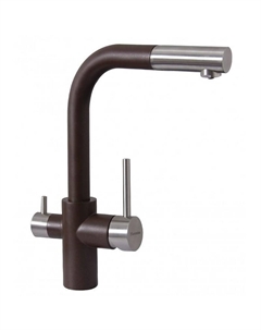 Смеситель для кухни Кристалл 333.32H.2123.206 цвет Брауни Florentina