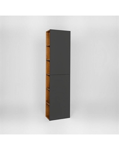 Шкаф пенал Бостон 40 VBOS400G-PENP подвесной цвет Графит Viant