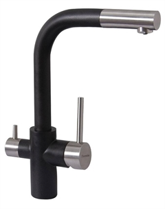 Смеситель для кухни Кристалл 333.32H.2123.501C цвет Нуар Классик Florentina