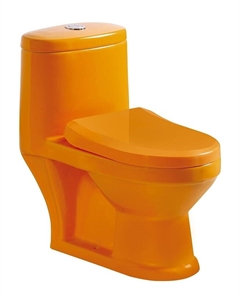 Унитаз компакт Aventura Tr2192-OR 62206Y цвет Оранжевый с бачком и сиденьем Микролифт Gid