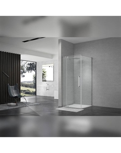 Душевой уголок Альба 90х90 3EW90х90C профиль Хром стекло прозрачное Terminus