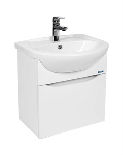 Тумба под раковину Рим 55 VRIM55ER-T1YP подвесная Белая Viant