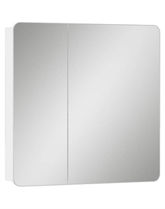 Зеркальный шкаф 70 szVLN70-06 Белый Волна