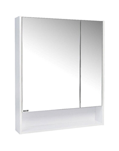 Зеркальный шкаф Мальта 60 VMAL60BEL-ZSH Белый шелк Viant