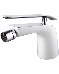 Смеситель для биде Melange LM4908CW Белый Хром Lemark