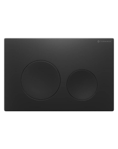 Клавиша смыва 62K24х16B цвет Черный Terminus