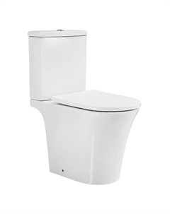 Унитаз компакт Vise AZ-1343BT цвет Белый с бачком и сиденьем Микролифт Azario