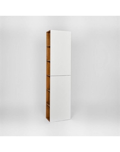 Шкаф пенал Бостон 40 VBOS400-PENP подвесной цвет Белый Viant