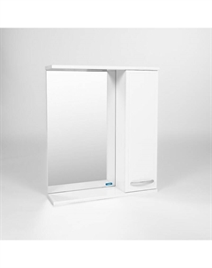 Зеркало со шкафом Милан 60 VMIL60-ZSHR цвет Белый Viant