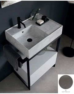 Тумба Solid 79 291853 цвет Tobacco matt Scarabeo