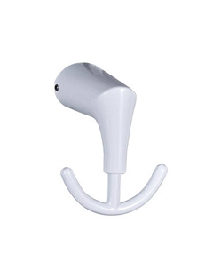 Двойной крючок A1805-2-8 цвет Белый Fashun