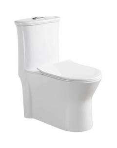 Унитаз моноблок Бильбао KN6277000 SP-00001849 с бачком и сиденьем Микролифт Stella polar