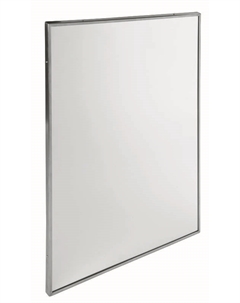 Зеркало 50х70 EP0350CS цвет Нержавеющая сталь матовая Mediclinics