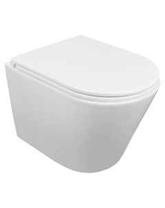 Унитаз Teramo Торнадо AZ-0053-UQ3 подвесной цвет Белый с сиденьем Микролифт Azario