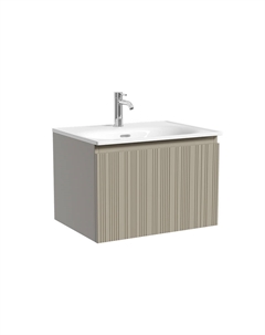 Тумба под раковину Code 60 CD60GP подвесная цвет Серая платина Sancos