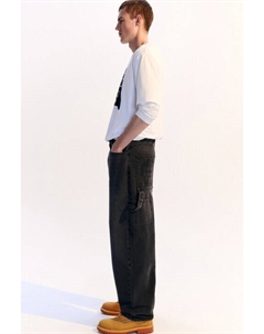 Джинсы carpenter fit с накладными карманами Befree