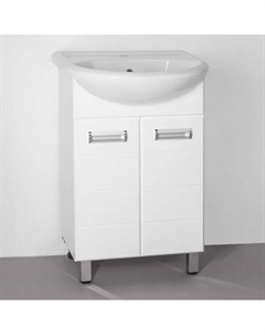 Тумба с раковиной Ирис 55 белая Style line