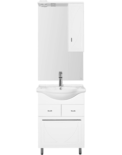 Мебель для ванной комнаты Лана 60 с бельевой корзиной Style line