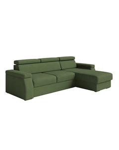 Угловой диван-кровать Synergy Ergo (Ткань: Букле Soul 618 Лесной мох) 160x196 Орматек