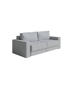 Диван-кровать Porto Hard двухсекционный (Ткань: Букле Soul 900 Дымчатый) 196x157 Орматек