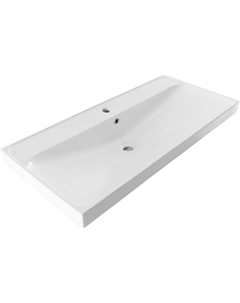 Накладная раковина Flash 100 см 00333270 белая Aquanet