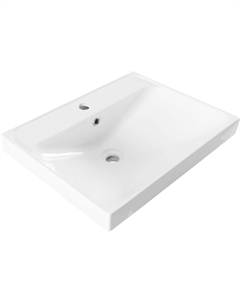 Накладная раковина Flash 60 см 00333266 белая Aquanet