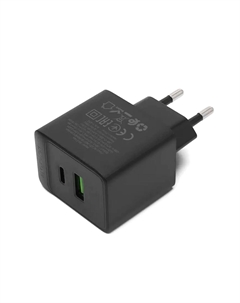 Сетевое зарядное устройство Borofone Erudite BAS14A 20 Вт, USB, EU, USB type-C, Quick Charge, PD, черный (6941991104947)