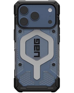 Чехол Pathfinder Clear MagSafe для iPhone 17 Pro, серебряный Uag