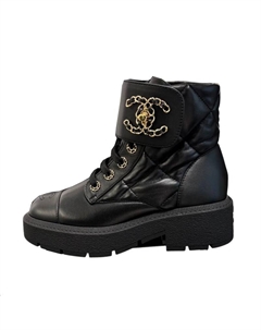 Черные женские ботильоны Chanel