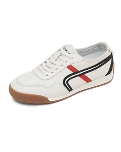 Низкие женские белые скейтерские кроссовки Aokang